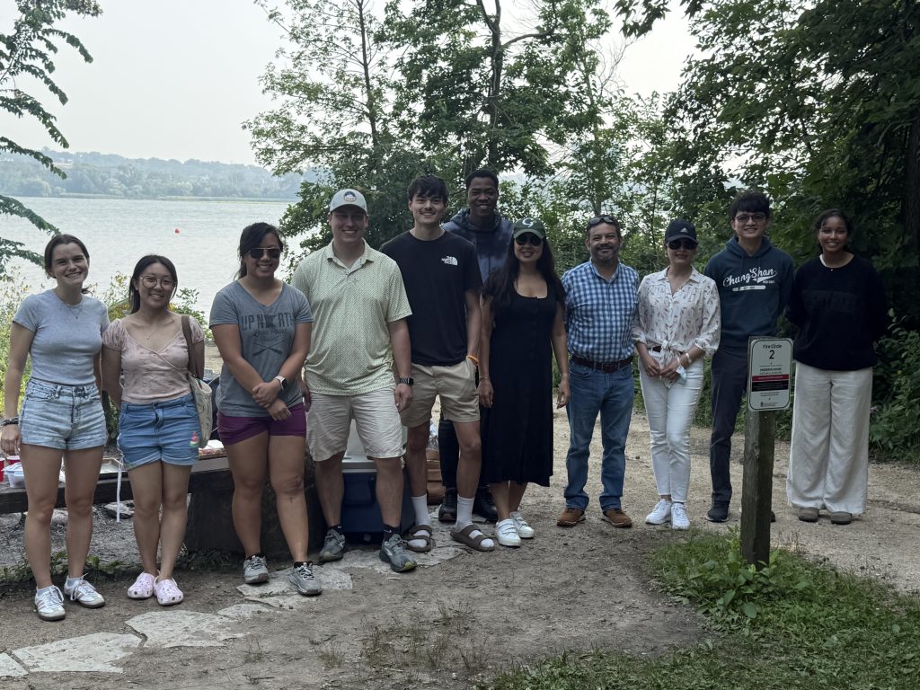 Members of the Ozturk and Bolling Labs celebrating the end of the Spring 2025 semester together.