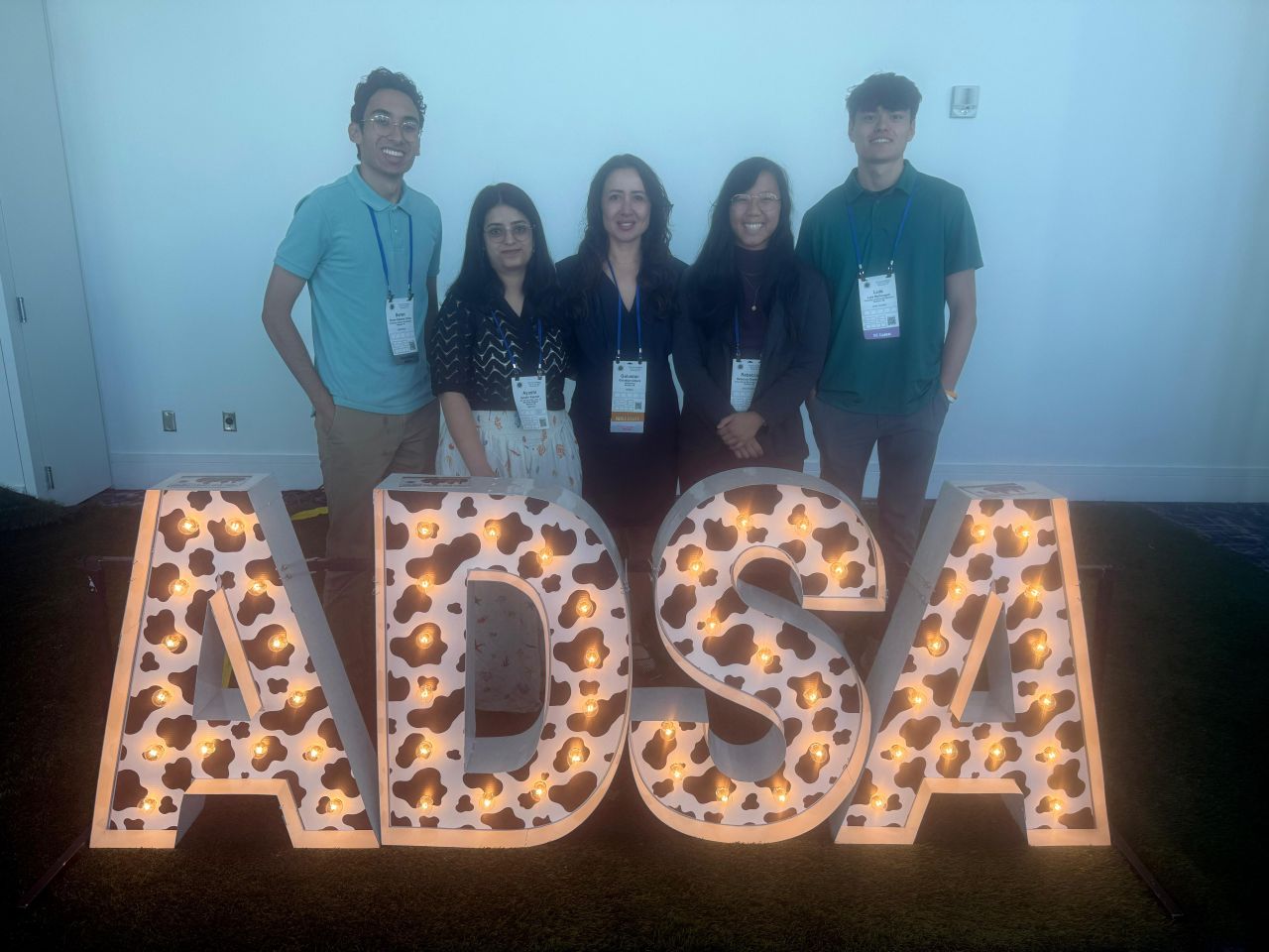 Lab members at ADSA meeting